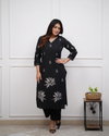 KF 16 Rayon Slub With Embroidered Kurti With Bottom Bulk Orders In India